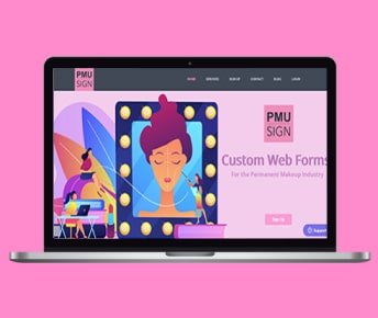 PMU Sign in Web Design Portfolio