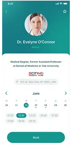 Evexia Doctor - iPhone/iPad App for Medical Appointments