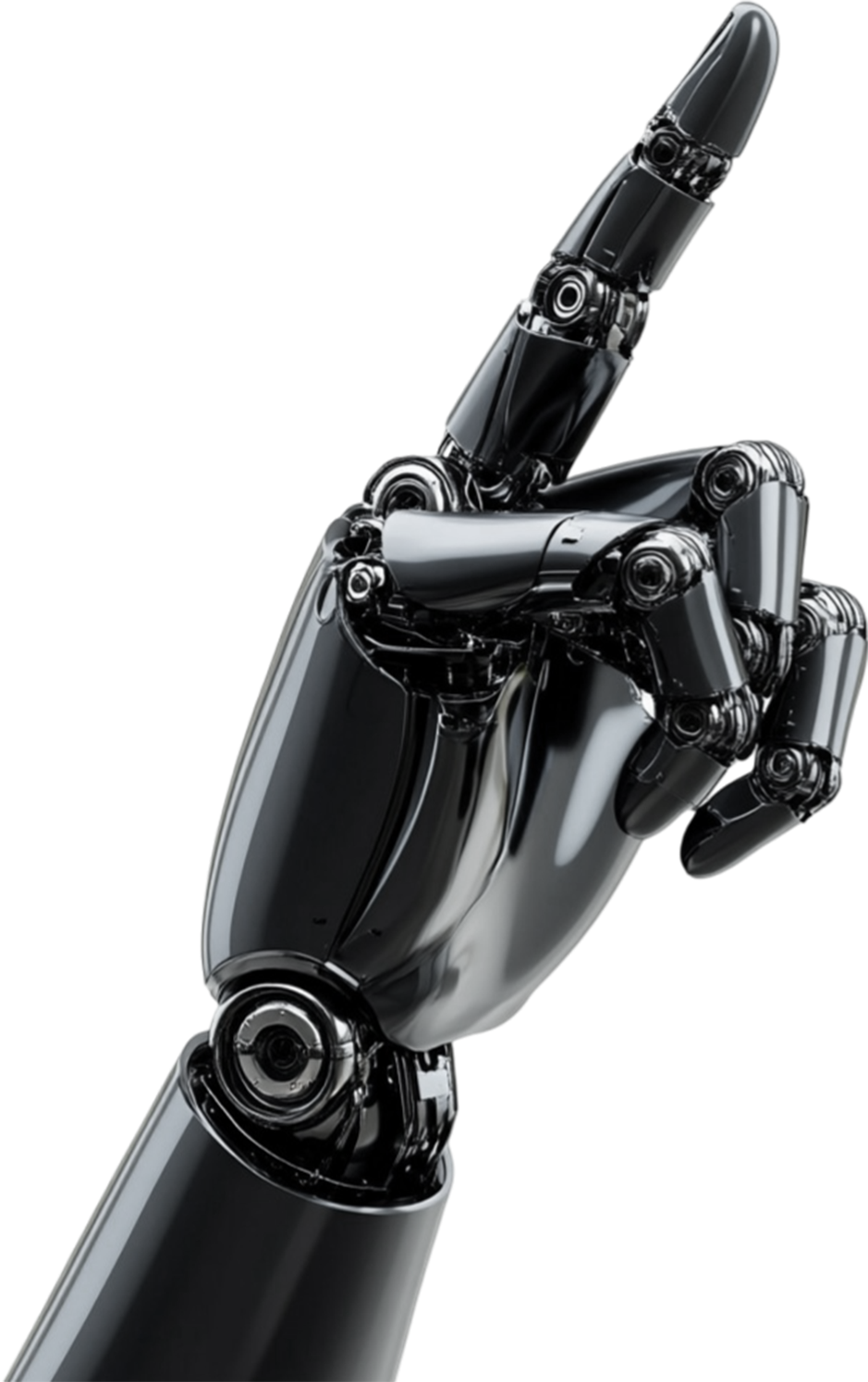 Futuristic Robot Hand Top