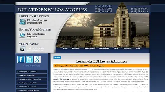 SEO Client - Dui Attorney Los Angeles