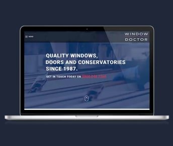 Window Doctor in Web Design Portfolio