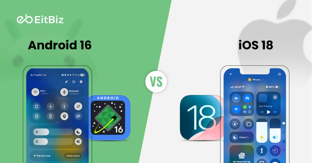 Android 16 vs iOS 18