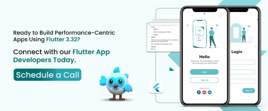 Connect with our flutter app developers today