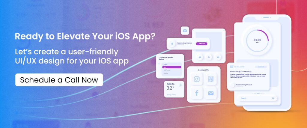 Let's create a user friendly ui/ux design for your iOS app