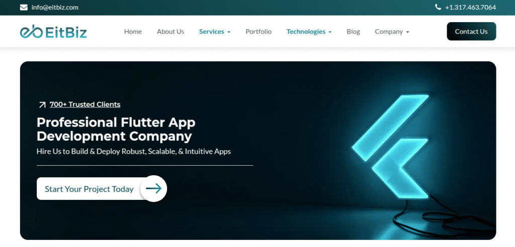 EitBiz - Flutter App Development Company