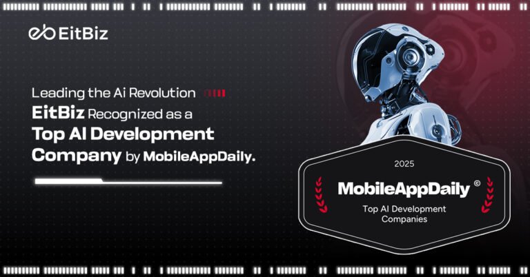 EitBiz Recognized as a Top AI Development Company by MobileAppDaily.