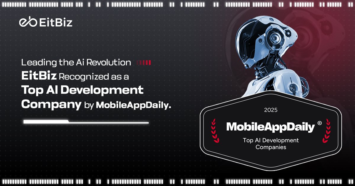 EitBiz Recognized as a Top AI Development Company by MobileAppDaily.