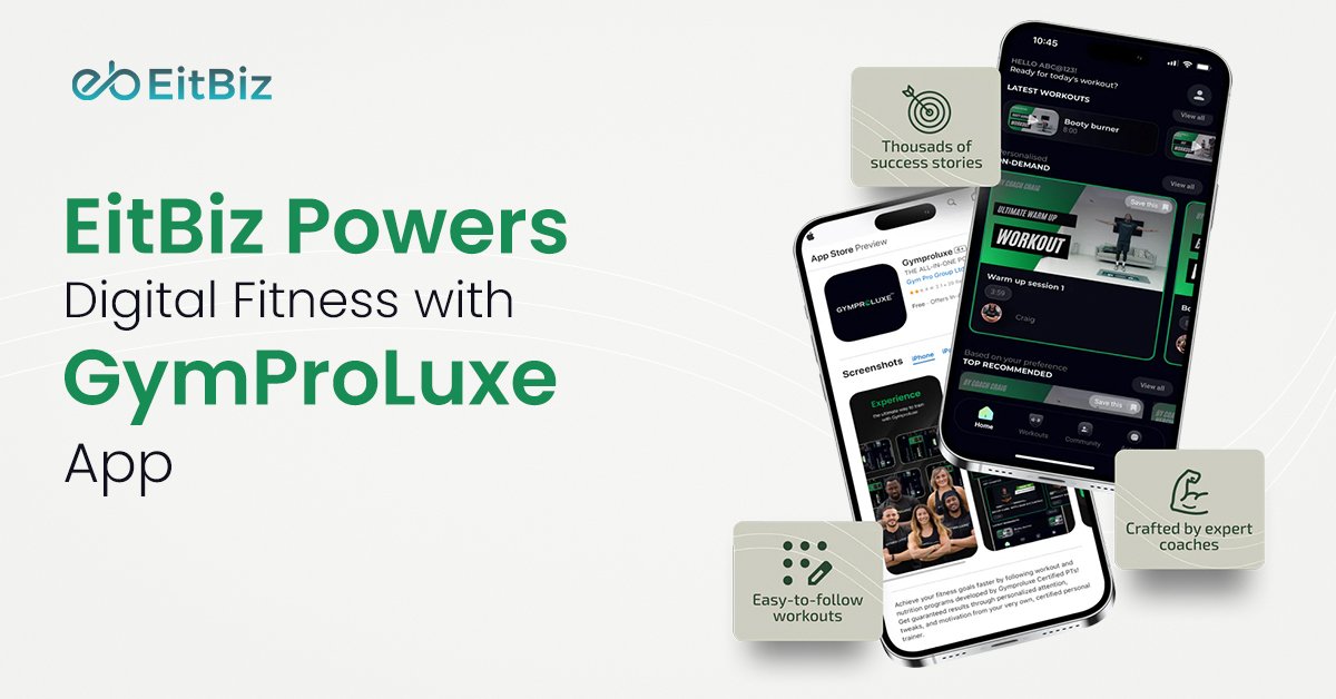 EitBiz Powers Digital Fitness with GymProLuxe App